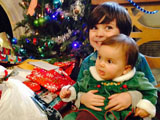 Emmett and Eloise share Christmas!!!
