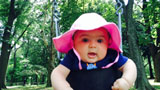 Eloise on Central Park Pinetum kiddy swing